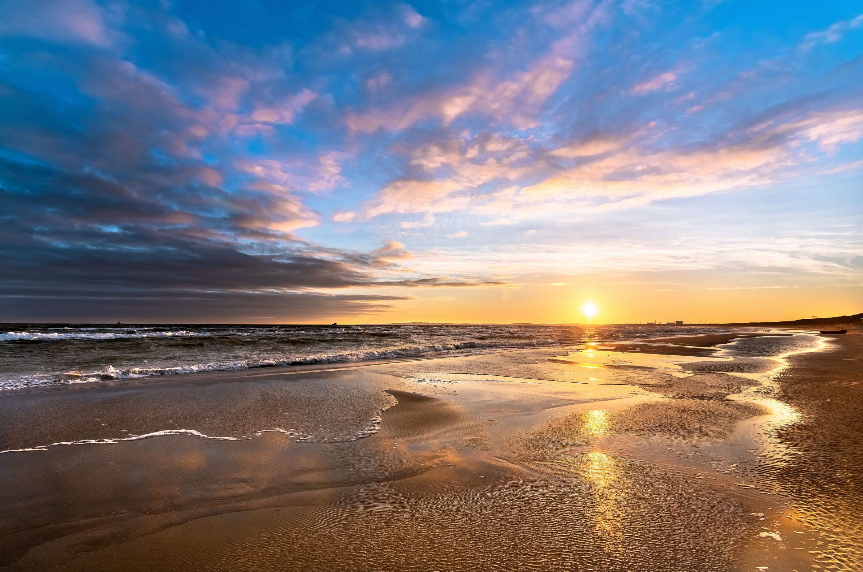 Sonnenaufgang am Ostseebad Ahlbeck